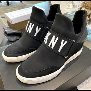 DKNY cosmos sneaker wedges